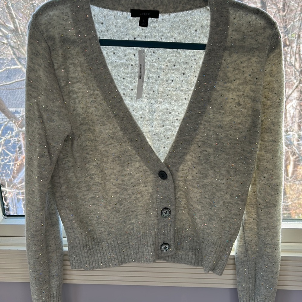 NWT Sparkly J Crew Sweater size S - Picture 6 of 7